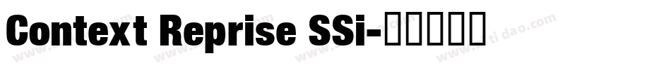 Context Reprise SSi字体转换